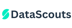 DataScouts logo black with green DataScouts AI
